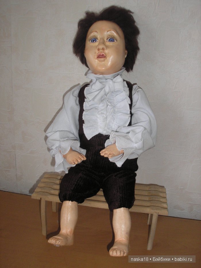 Митенька, новая авторская кукла у нас дома