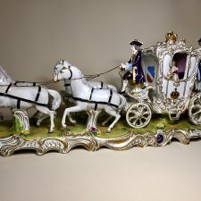 Экипаж . . Германия . Дрезден . Винтаж . Рассрочка ! Экипаж . . Германия . Дрезден . Винтаж . Рассрочка !