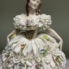 Статуэтка - Балерина . Кружевной фарфор, Германия купить в Шопике ...