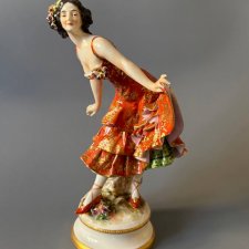 Анна Павлова в роли Китри. Volkstedt