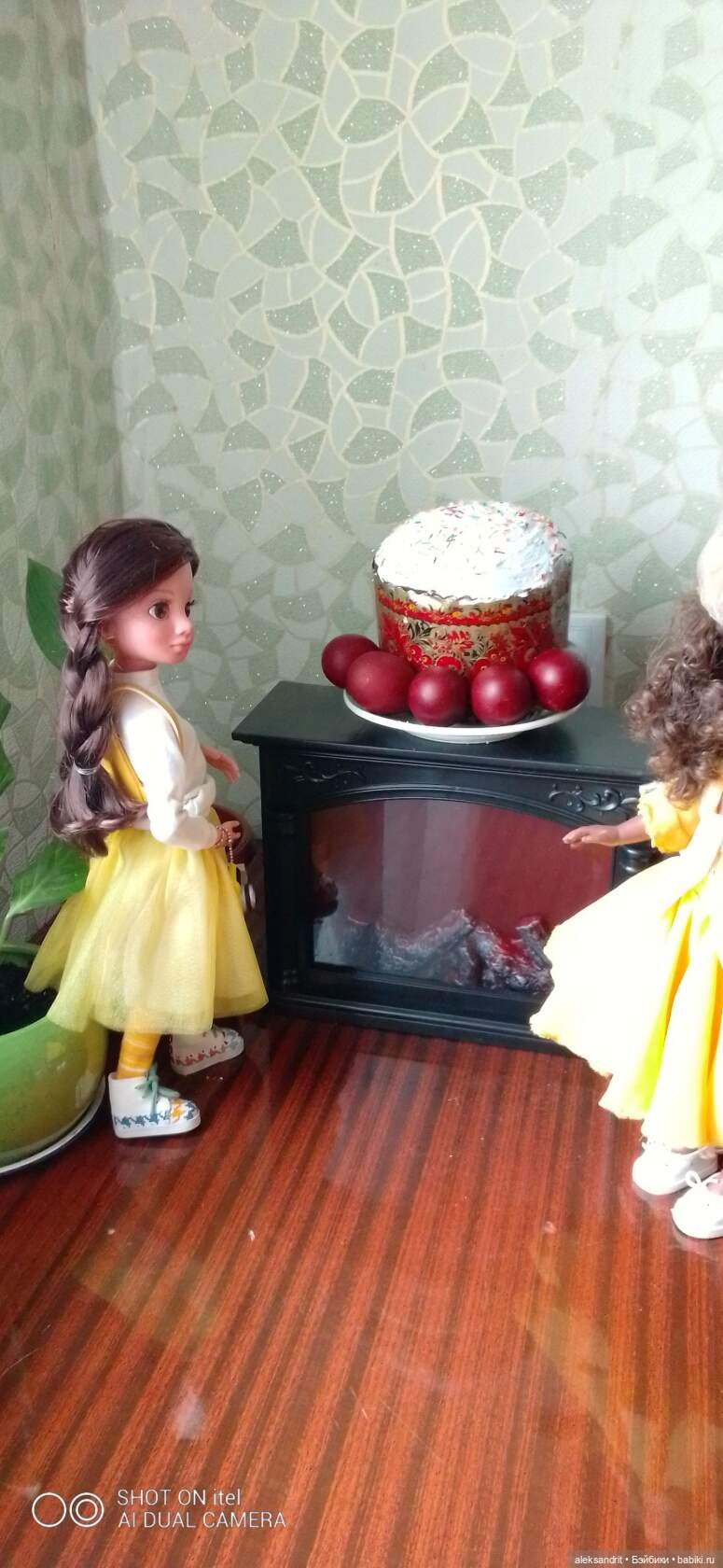 Как мои девченки Пасху встречали (фото 8)