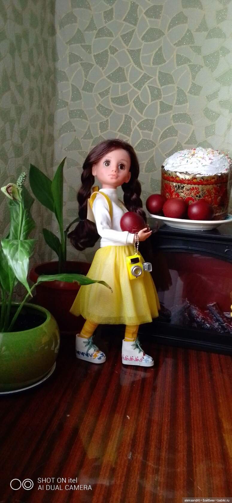 Как мои девченки Пасху встречали