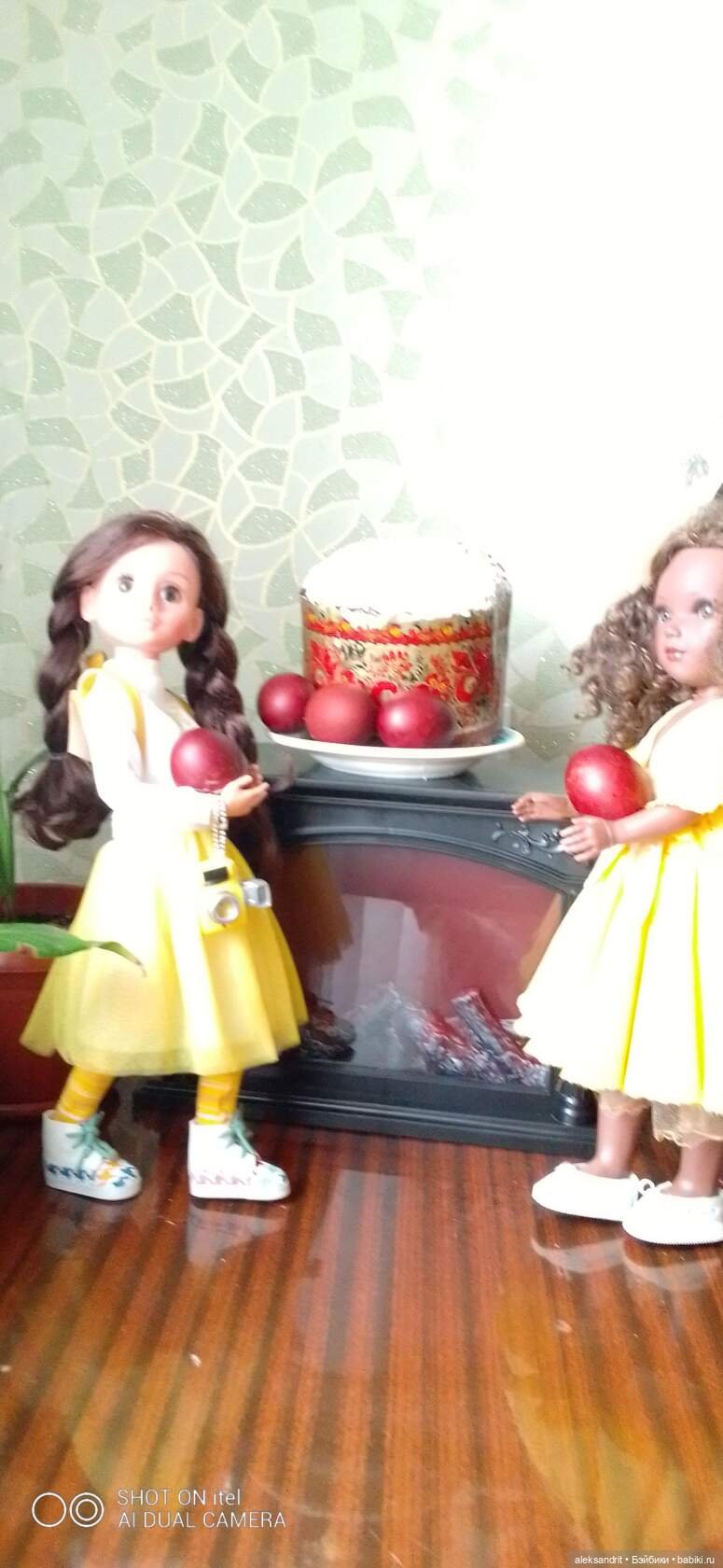 Как мои девченки Пасху встречали (фото 9)