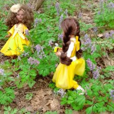 Как мои девченки Пасху встречали