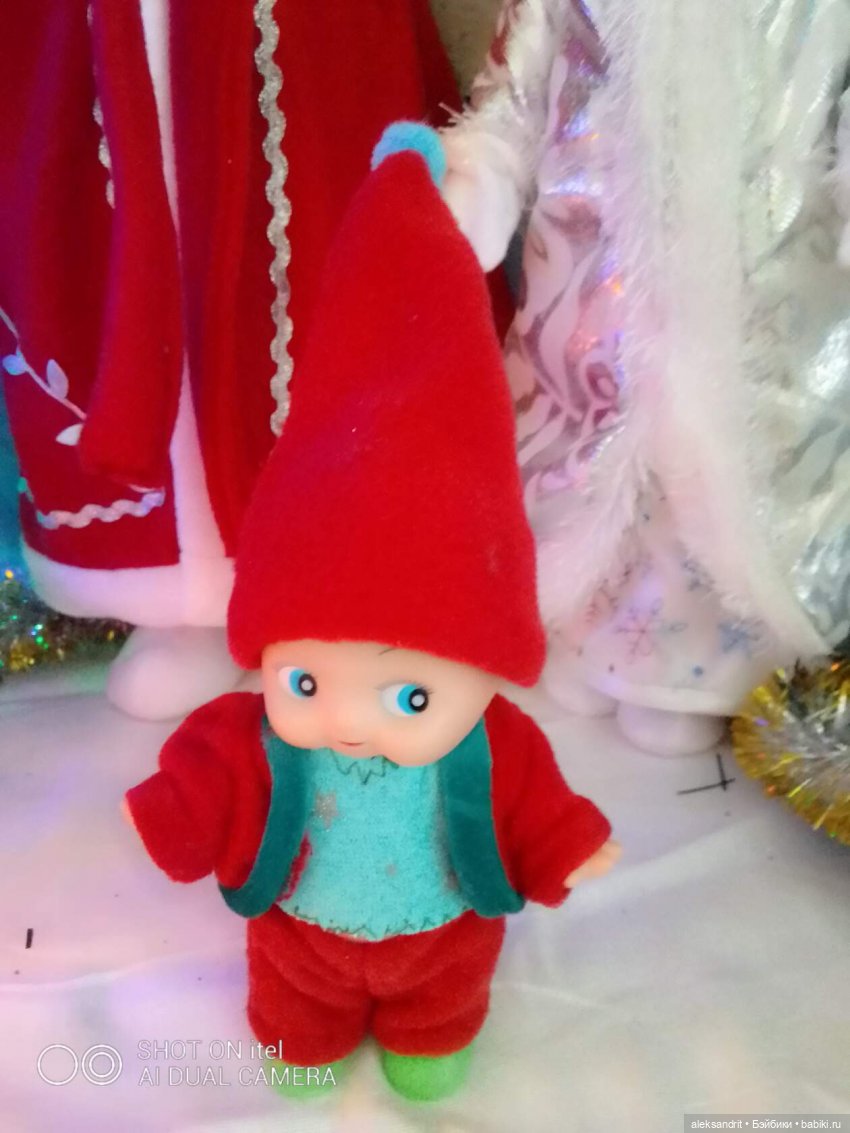 Подготовка к Новому году или преображение давно забытых на полке кукол | Бэйбики Подготовка к Новому году или преображение давно забытых на полке кукол (фото 6)