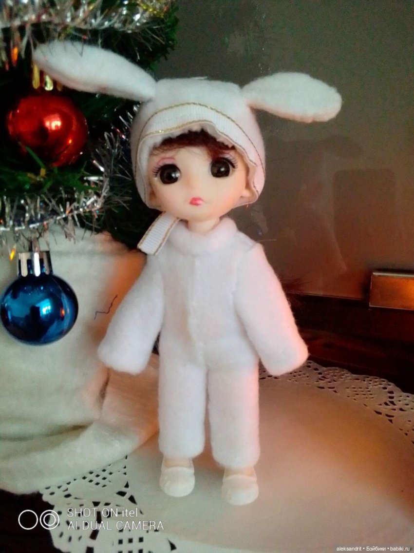 Подготовка к Новому году или преображение давно забытых на полке кукол | Бэйбики Подготовка к Новому году или преображение давно забытых на полке кукол (фото 7)