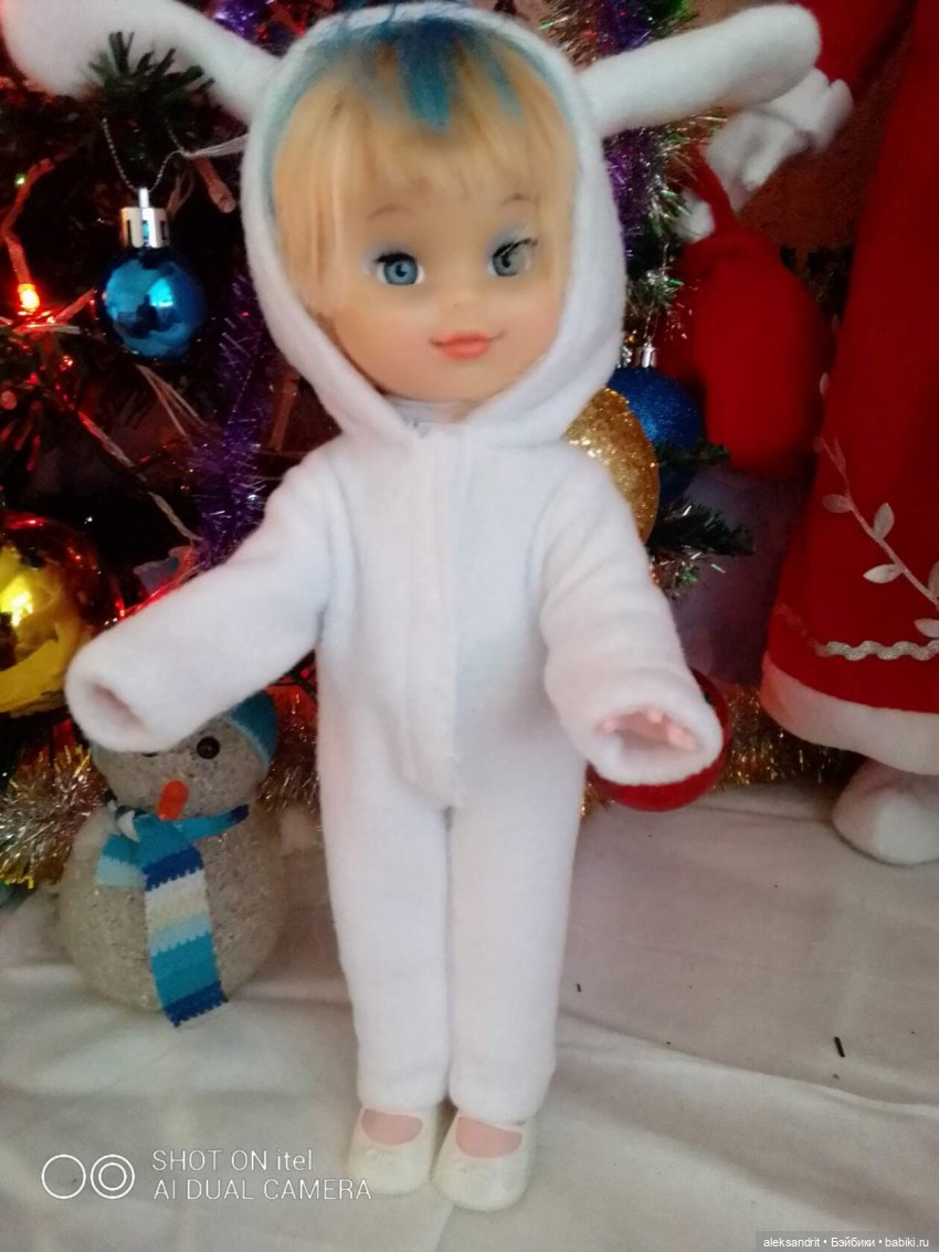Подготовка к Новому году или преображение давно забытых на полке кукол | Бэйбики Подготовка к Новому году или преображение давно забытых на полке кукол (фото 9)