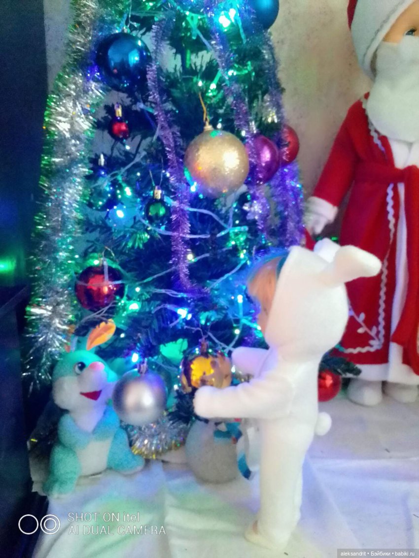 Подготовка к Новому году или преображение давно забытых на полке кукол | Бэйбики Подготовка к Новому году или преображение давно забытых на полке кукол (фото 8)