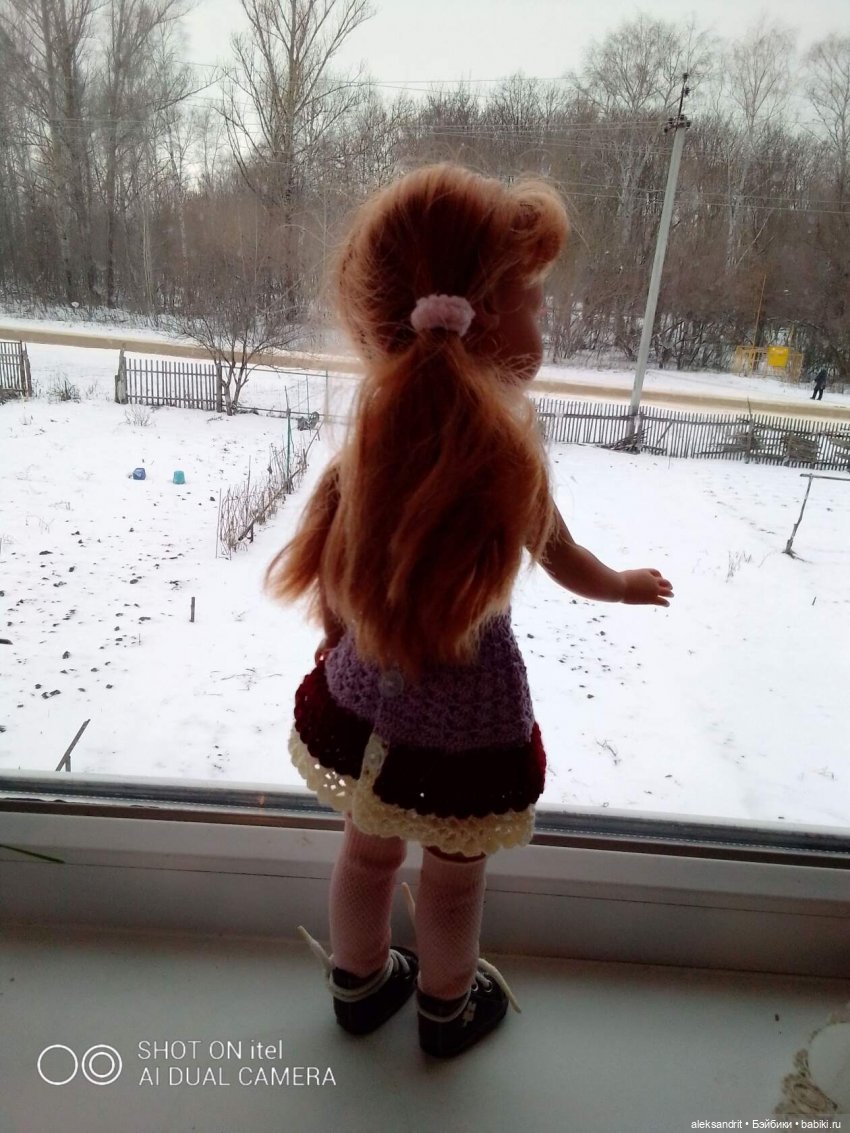 Прогулка по зимнему лесу ...и пора показать кукол и их наряды (фото 2)