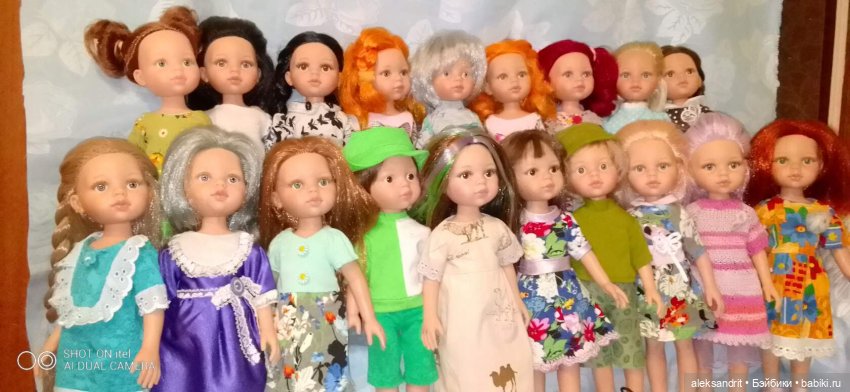 На первый - второй рассчитайсь... или перепись семейства паолок и подобных им кукол