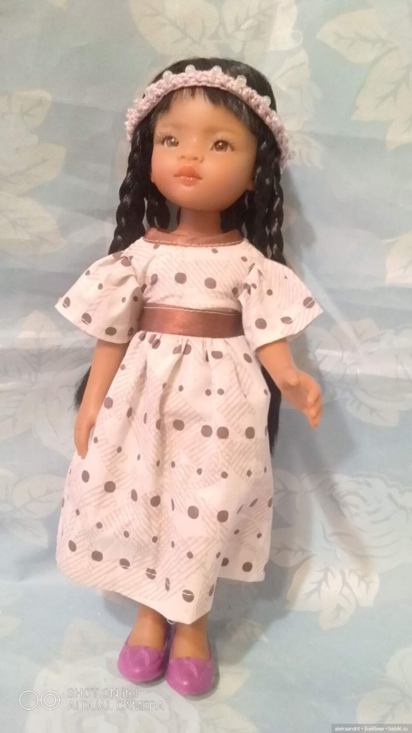 Мои куклы, начало показа моих кукложителей......паолки .Парад девчонок ....,часть 3 ,платьица в горошек (фото 10)