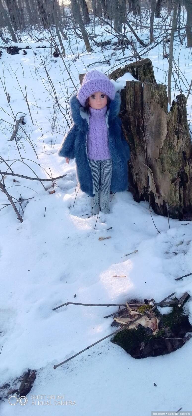 В зимнем парке все деревья грустны ,так и просят подождать до весны