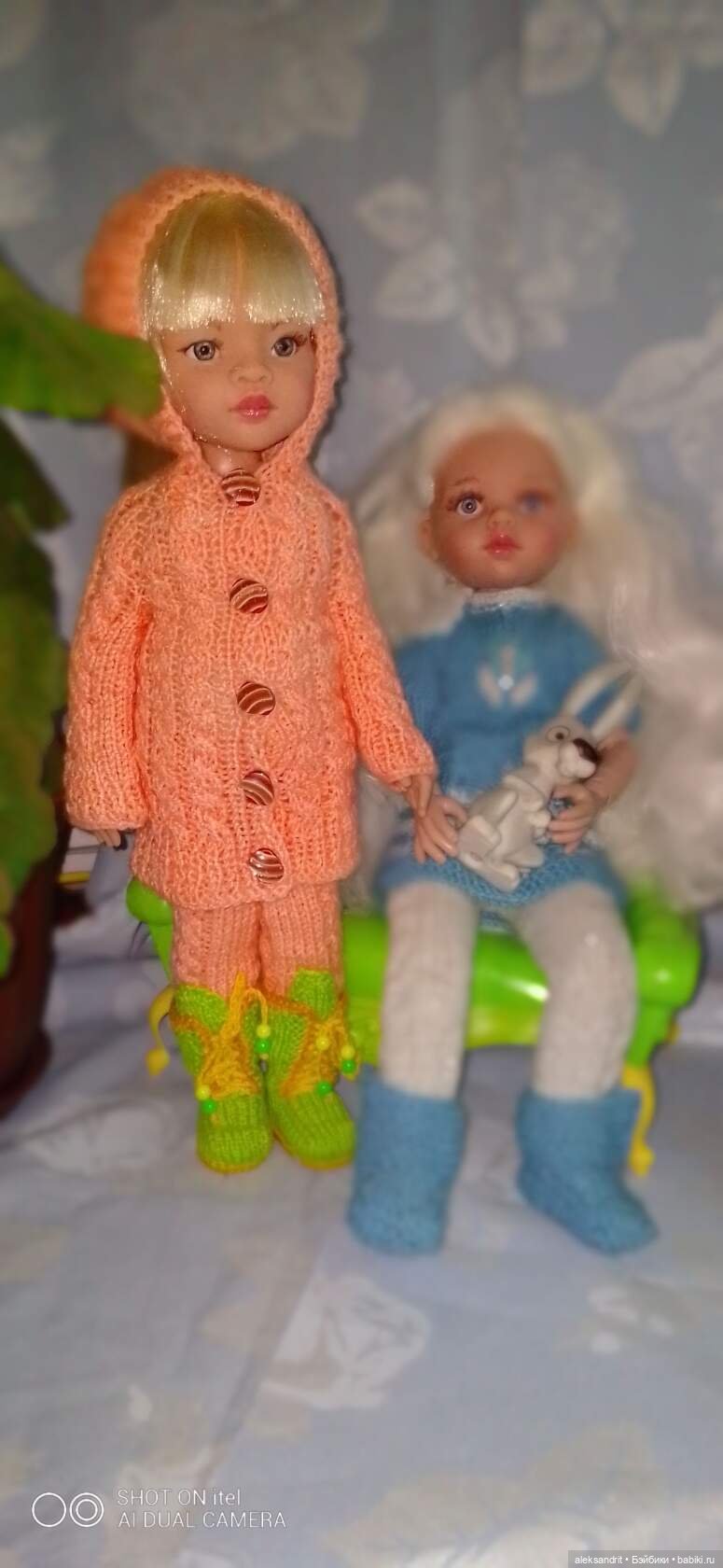 Я его слепила из того что было ..или мои новые куклы