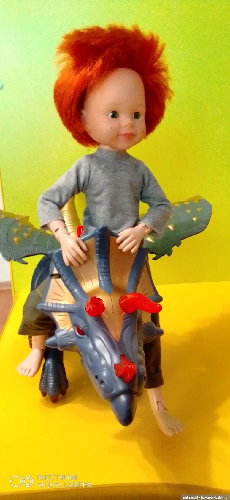 Я его слепила из того что было ..или мои новые куклы