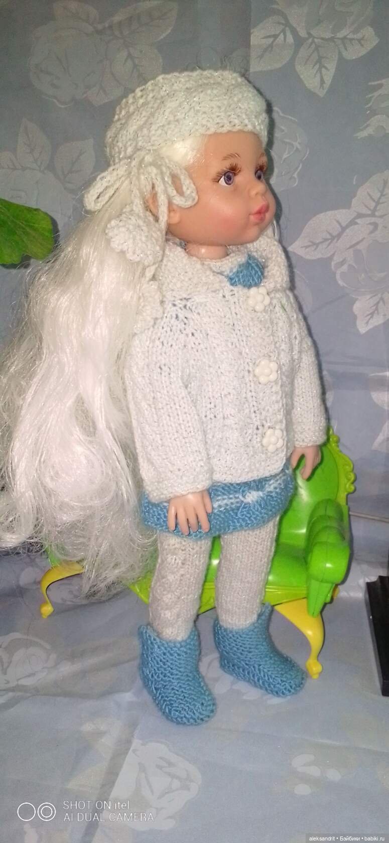 Я его слепила из того что было ..или мои новые куклы