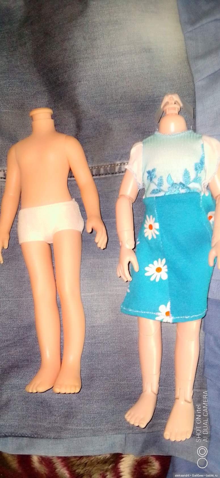 Я его слепила из того что было ..или мои новые куклы