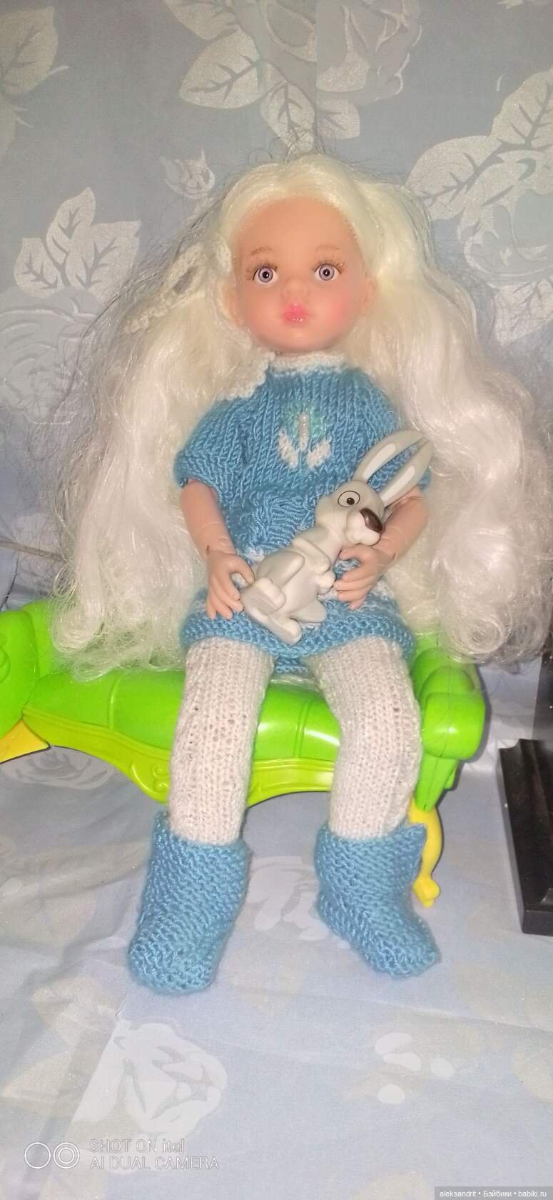 Я его слепила из того что было ..или мои новые куклы