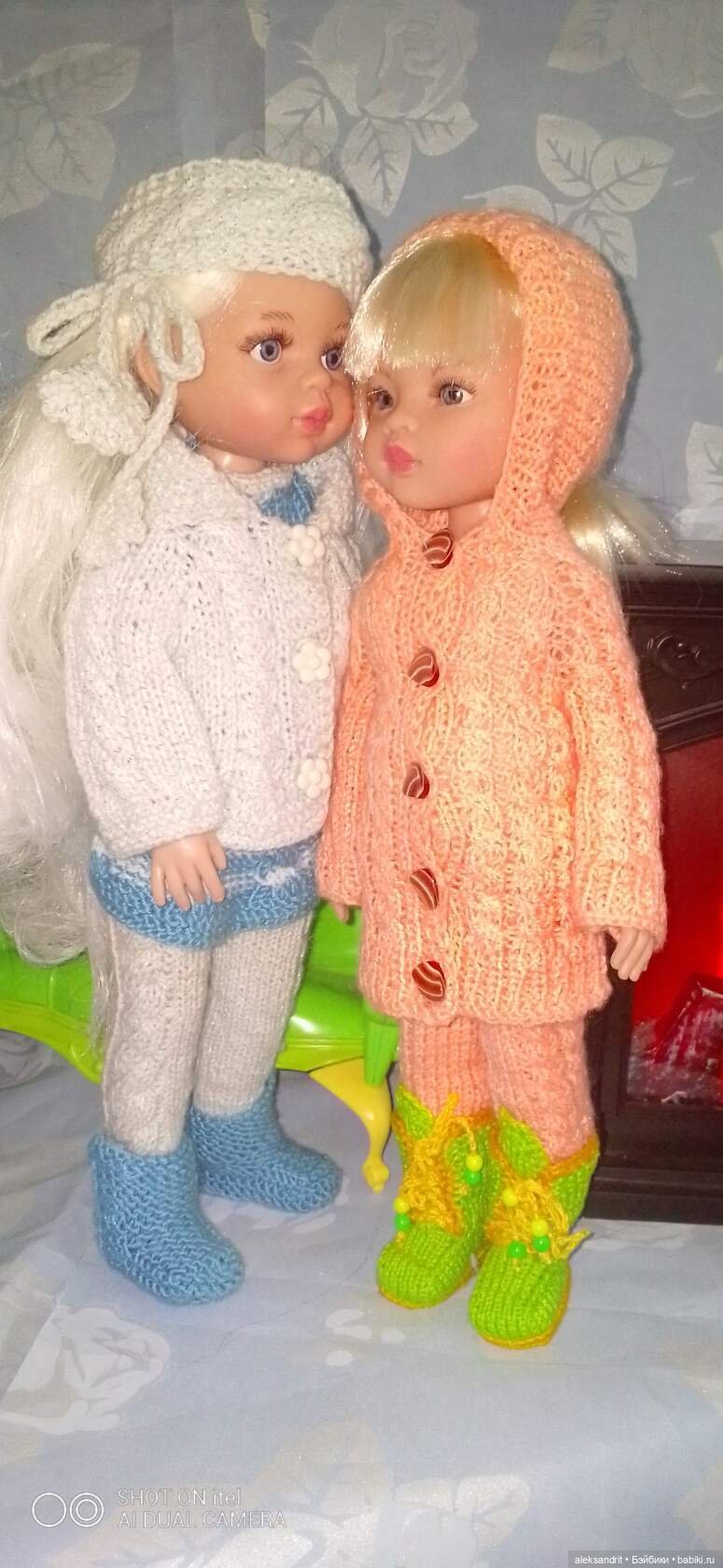 Я его слепила из того что было ..или мои новые куклы