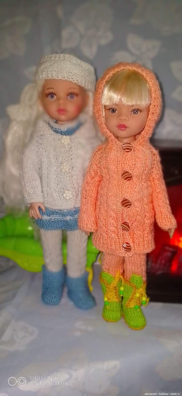 Я его слепила из того что было ..или мои новые куклы