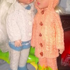 Я его слепила из того что было ..или мои новые куклы