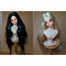 Парики для кукол 1/4 формата, 16-18 см окружность