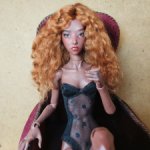 Парик для БЖД куклы на 10,5 см.