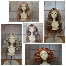 Парики для кукол БЖД Марии Жуковой Ириска, Лосевых