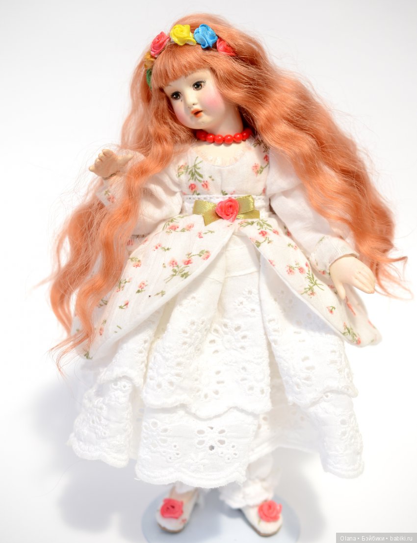 Восхитительная киевлянка Соломия - шарнирная кукла мастера Варвары Лютик (фото 7)