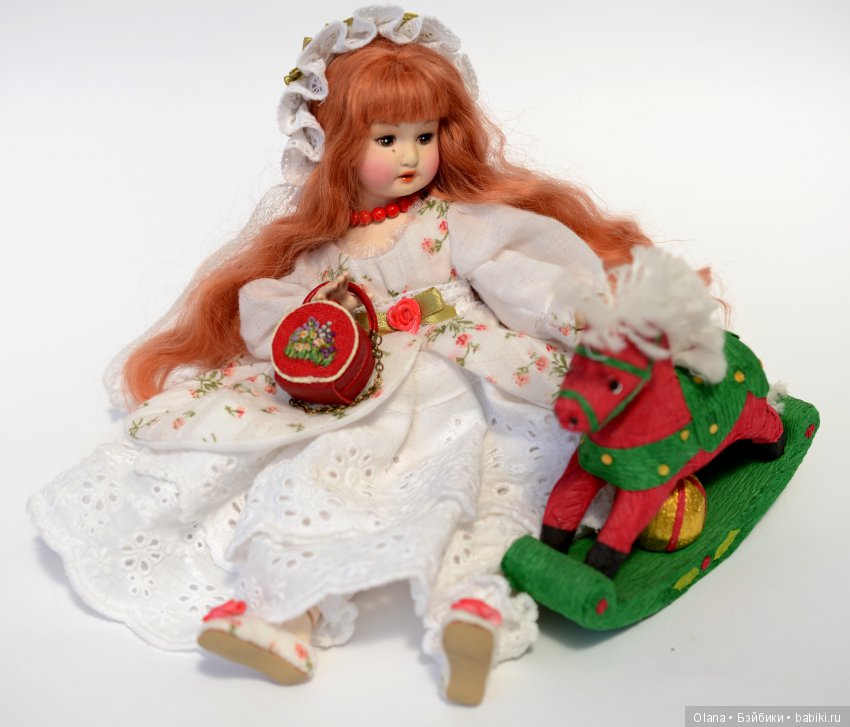 Восхитительная киевлянка Соломия - шарнирная кукла мастера Варвары Лютик (фото 3)