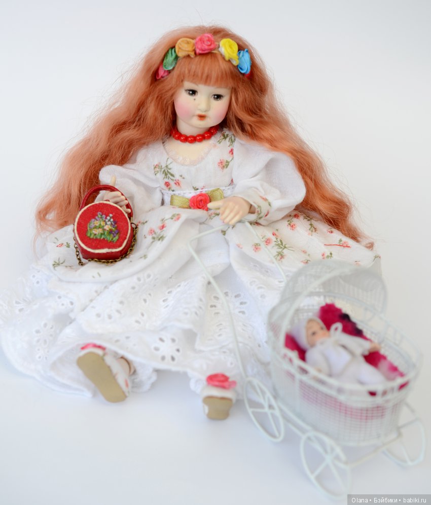 Восхитительная киевлянка Соломия - шарнирная кукла мастера Варвары Лютик (фото 8)