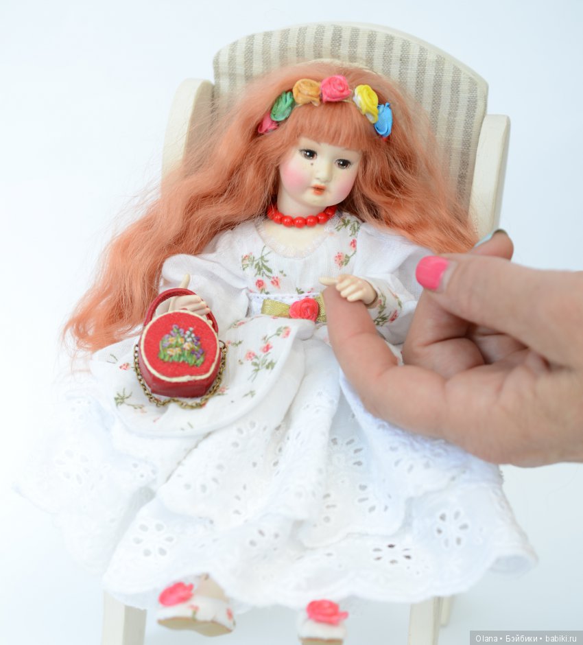 Восхитительная киевлянка Соломия - шарнирная кукла мастера Варвары Лютик
