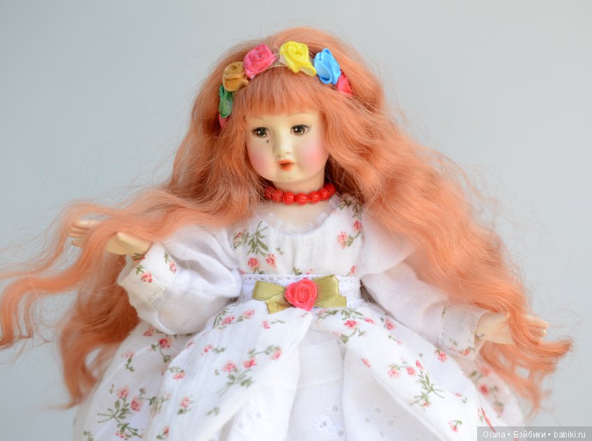Восхитительная киевлянка Соломия - шарнирная кукла мастера Варвары Лютик (фото 5)
