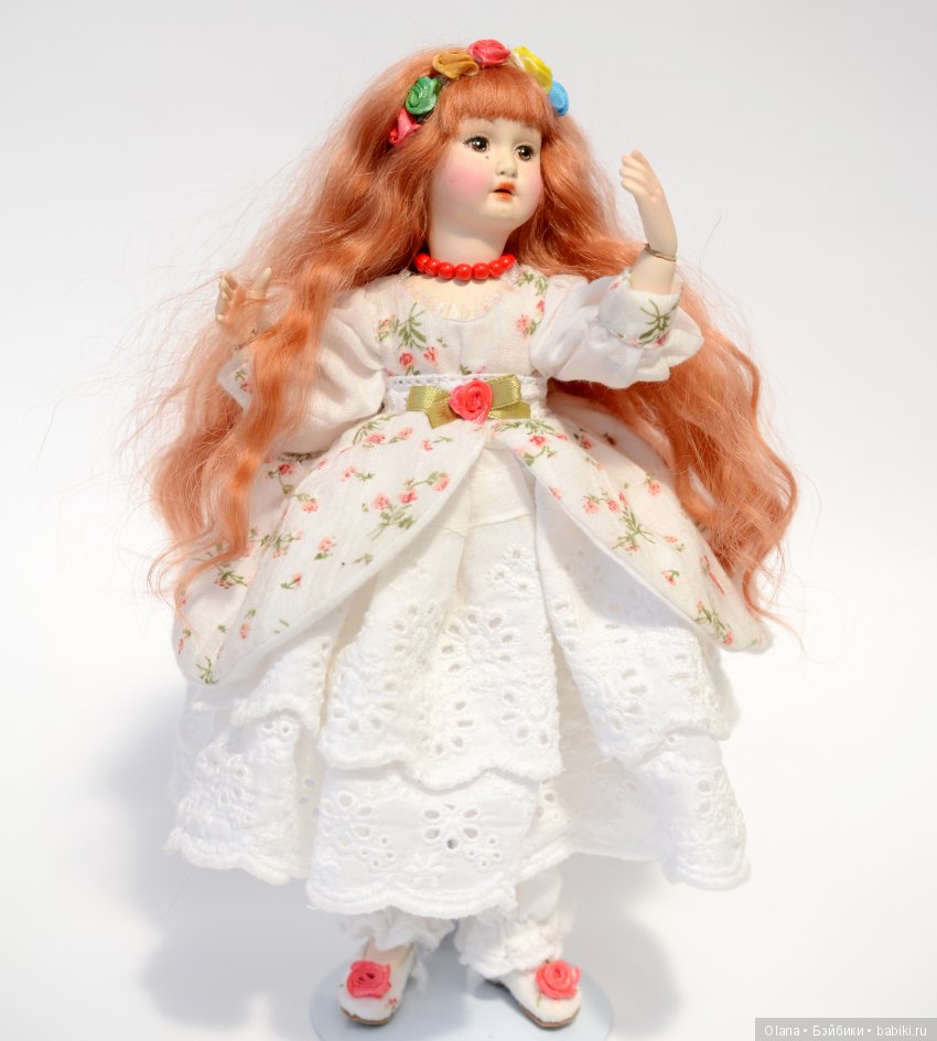 Восхитительная киевлянка Соломия - шарнирная кукла мастера Варвары Лютик (фото 6)