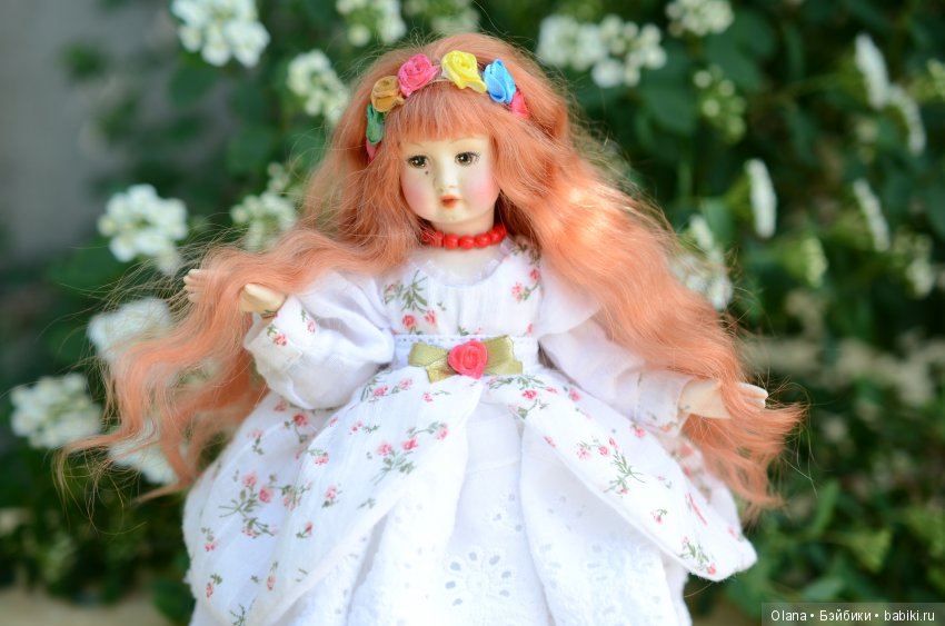 Восхитительная киевлянка Соломия - шарнирная кукла мастера Варвары Лютик (фото 10)