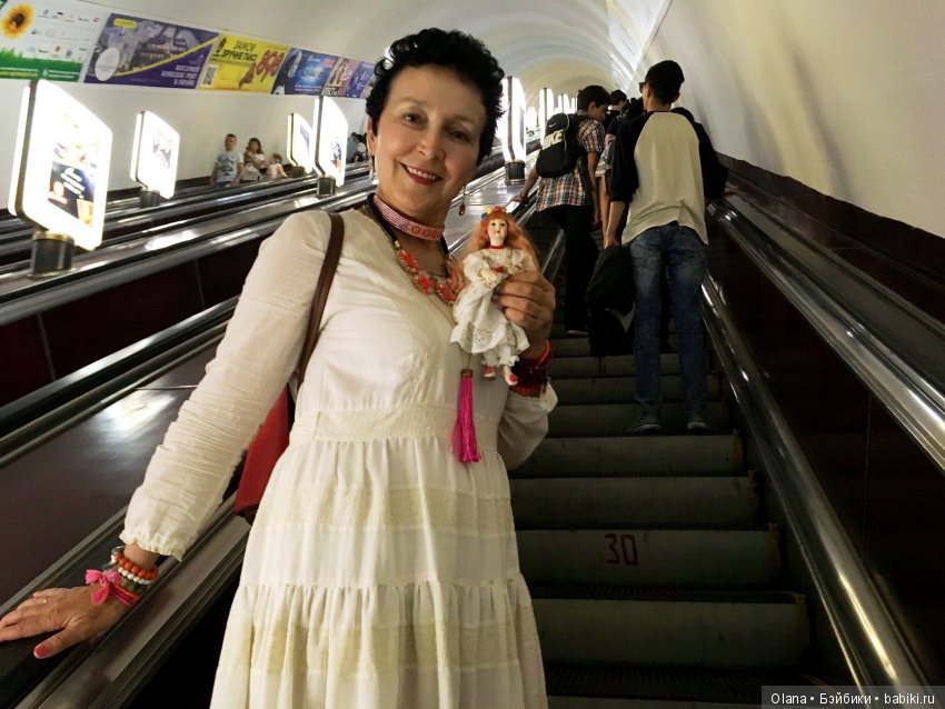 Восхитительная киевлянка Соломия - шарнирная кукла мастера Варвары Лютик