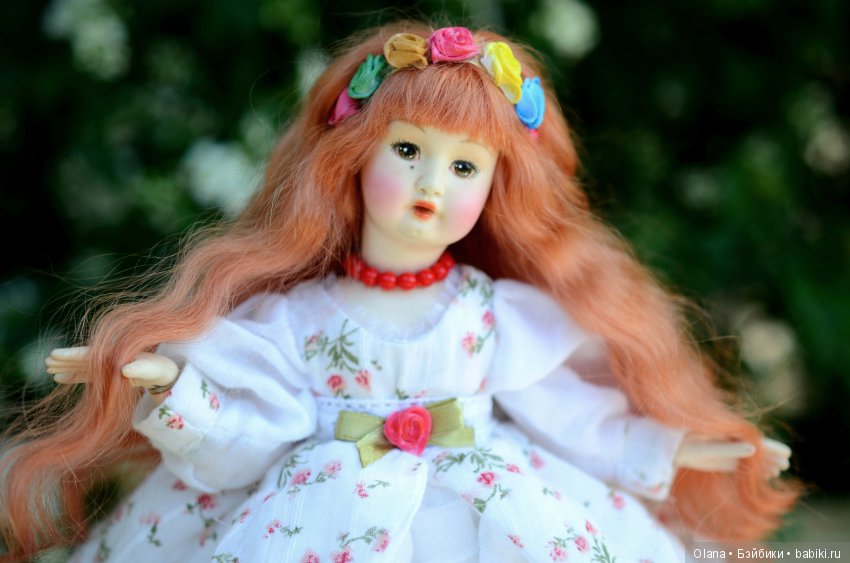 Восхитительная киевлянка Соломия - шарнирная кукла мастера Варвары Лютик (фото 9)