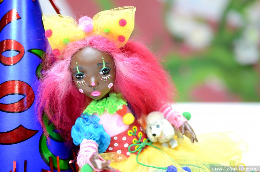 Подвижная кукла Хеппи, родившаяся на Мастер Классе Натали Ворожко (фото 3)