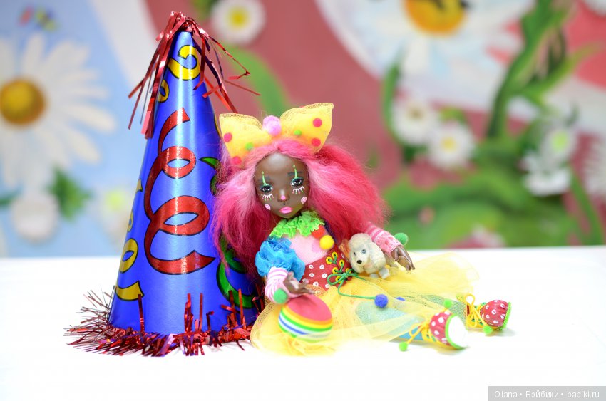Подвижная кукла Хеппи, родившаяся на Мастер Классе Натали Ворожко (фото 2)
