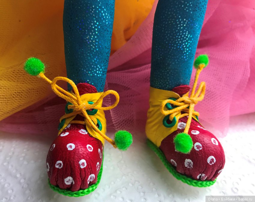 Подвижная кукла Хеппи, родившаяся на Мастер Классе Натали Ворожко