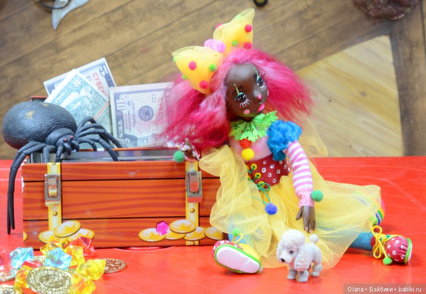 Подвижная кукла Хеппи, родившаяся на Мастер Классе Натали Ворожко (фото 6)