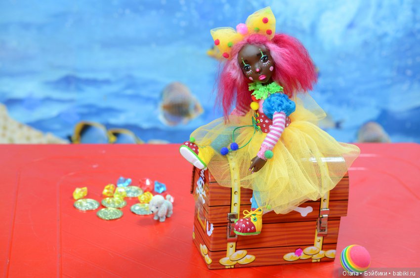 Подвижная кукла Хеппи, родившаяся на Мастер Классе Натали Ворожко