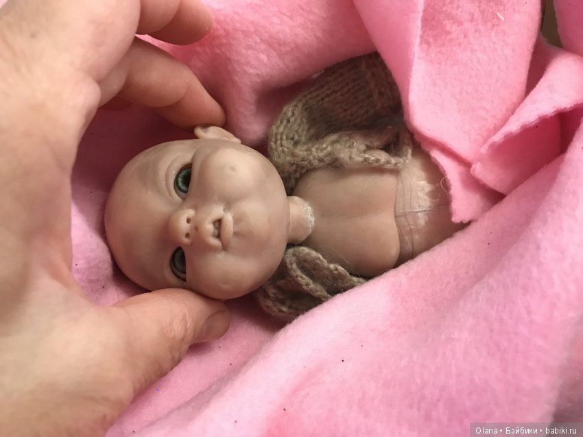 Моя мечта: работа над мастер моделью куклы-младенца БЖД (фото 8)