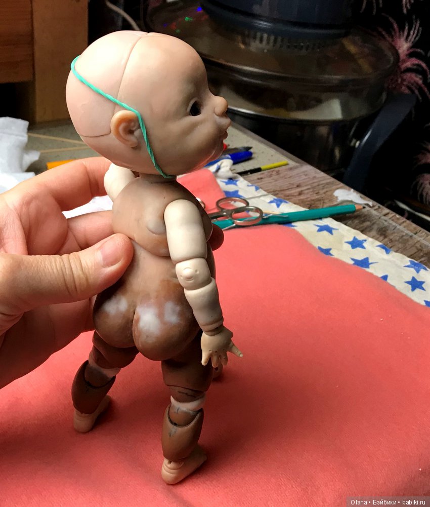 Моя мечта: работа над мастер моделью куклы-младенца БЖД (фото 10)