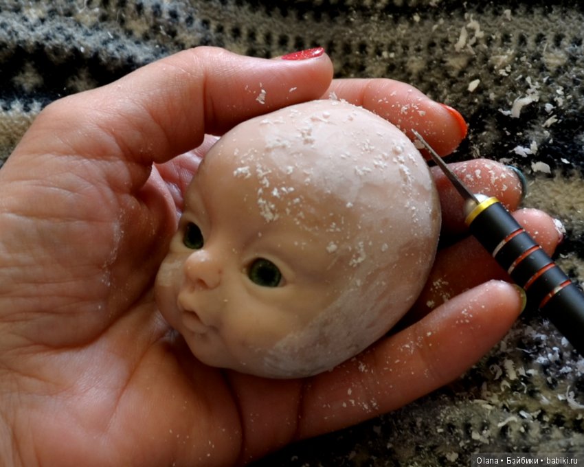 Моя мечта: работа над мастер моделью куклы-младенца БЖД