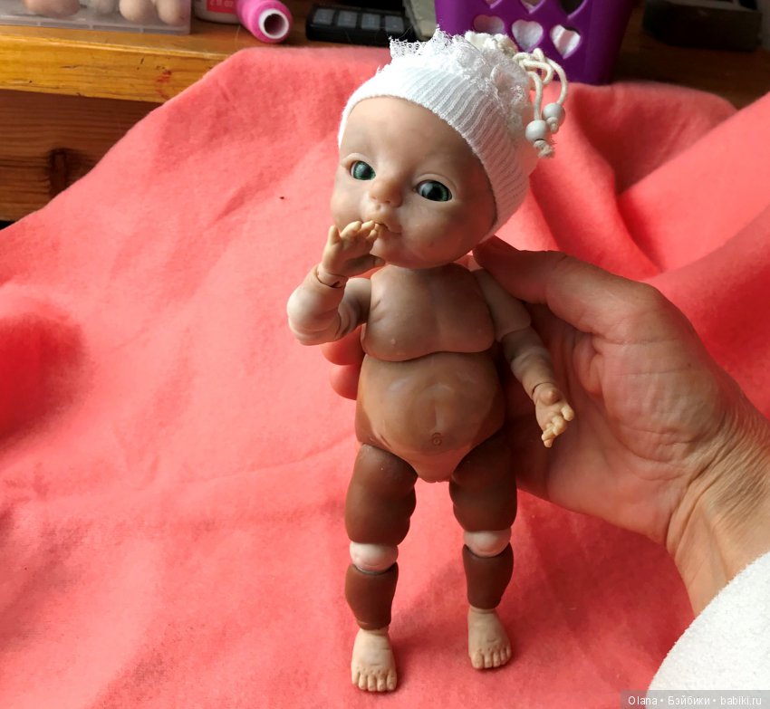 Моя мечта: работа над мастер моделью куклы-младенца БЖД