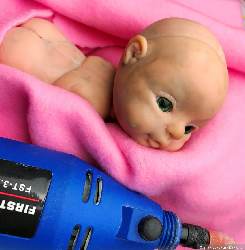 Моя мечта: работа над мастер моделью куклы-младенца БЖД (фото 7)