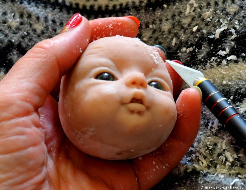 Моя мечта: работа над мастер моделью куклы-младенца БЖД (фото 6)