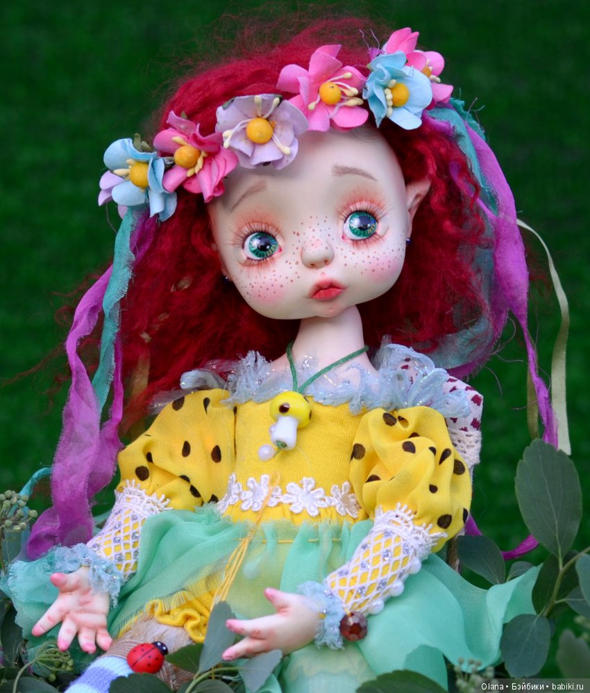 Лесовички, кукла Калинка Ольги Матковской