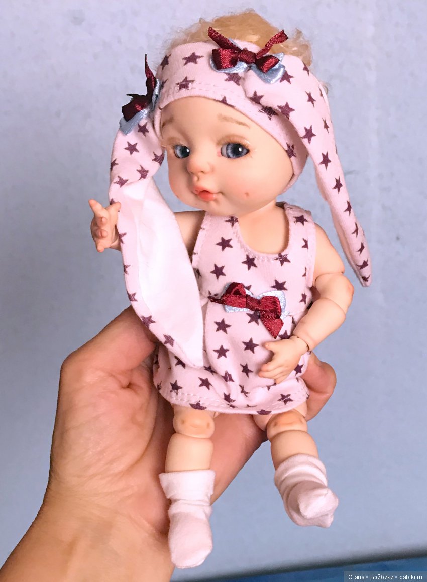 Шарнирный младенец БЖД Агуля в ожидании сестричек из тиража