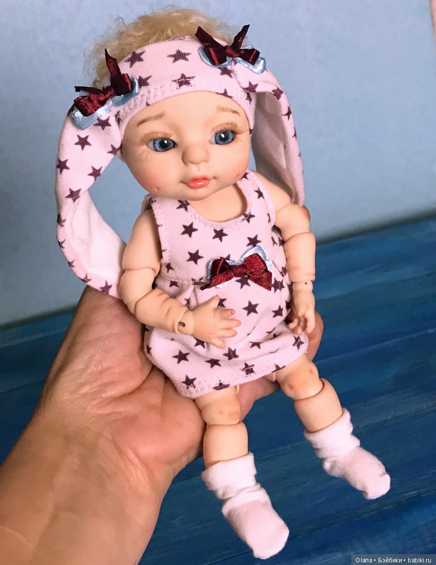 Шарнирный младенец БЖД Агуля в ожидании сестричек из тиража (фото 2)